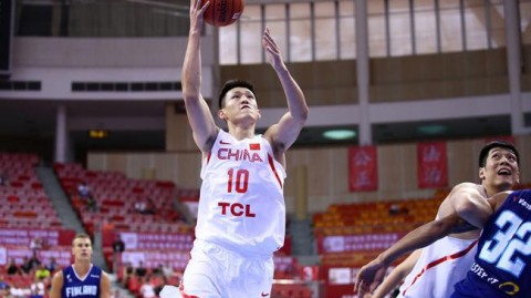 中国U19男篮大胜芬兰 国青三巨头合砍57分