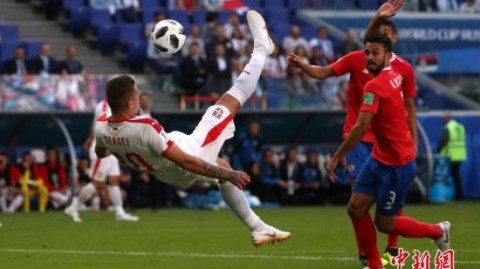 哥斯达黎加0-1塞尔维亚：科拉罗夫圆月弯刀定胜局