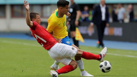 巴西3-0奥地利：热苏斯内马尔库鸟齐建功，桑巴军团剑指世界杯